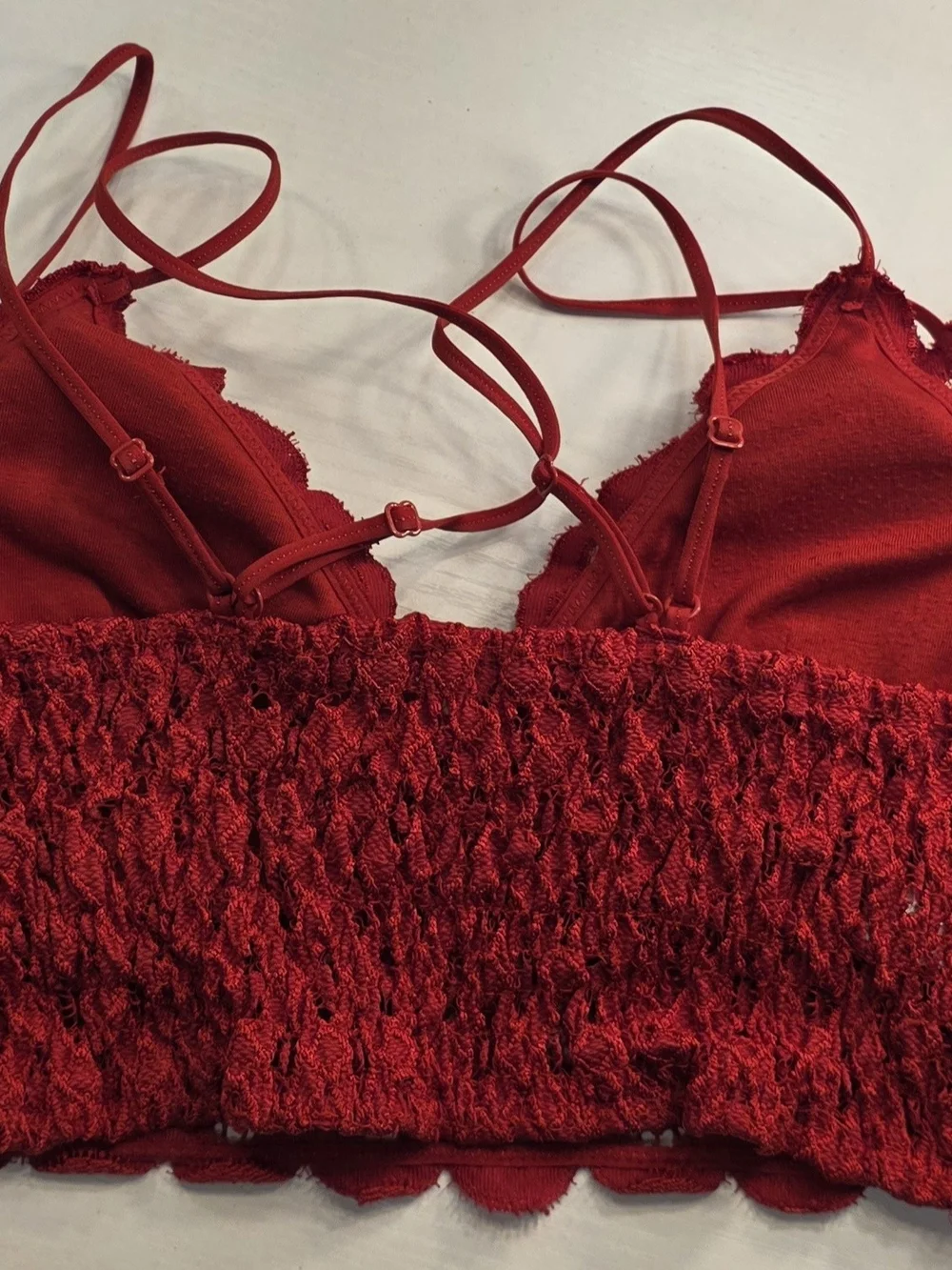 Wishlist Red Lace Bralette